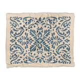 Floranna Ivory & Blue in King (104" x 88") Size