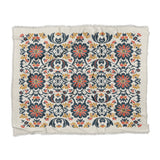 Georgiana Navy & Red in King (104" x 88") Size