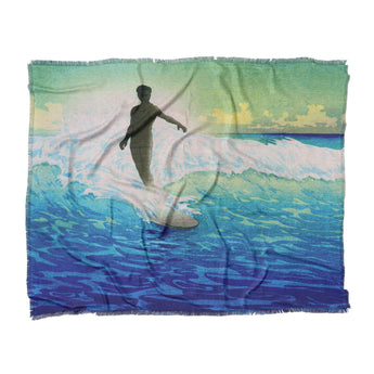 Hawaii Surfer by Charles Bartlett in King (104" x 88") Size