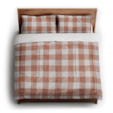 Buffalo Plaid Light Terracotta in King (104" x 88") Size
