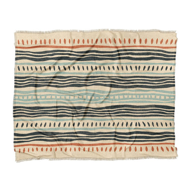 Delsin Blue & Orange in King (104" x 88") Size