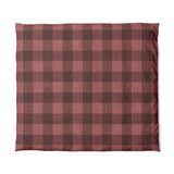 Buffalo Plaid Deep Red in King (104" x 88") Size