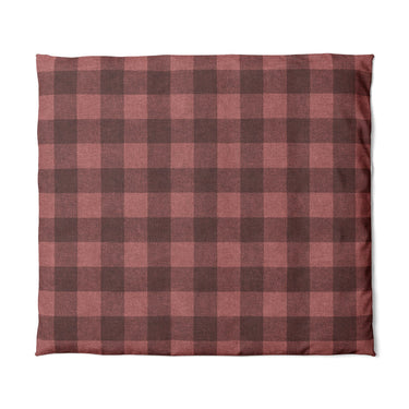 Buffalo Plaid Deep Red in King (104" x 88") Size