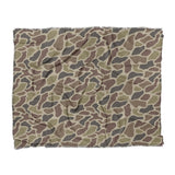 Duck Camo Brown in King (104" x 88") Size
