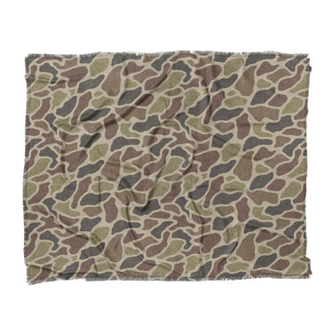 Duck Camo Brown in King (104" x 88") Size
