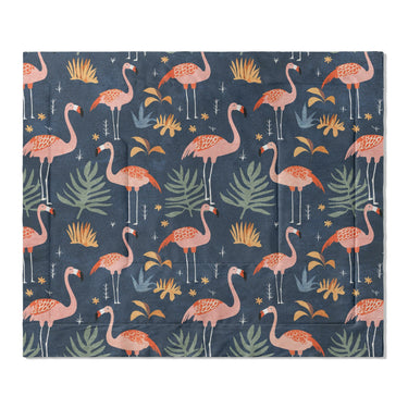 Flamingo Paradise in King (104" x 88") Size