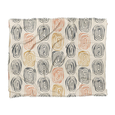 Horatio Ivory & Orange in King (104" x 88") Size