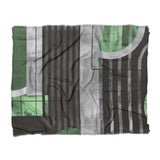 Gordian Dark Green in King (104" x 88") Size