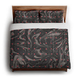 Acid Burn Greige & Infrared in King (104" x 88") Size