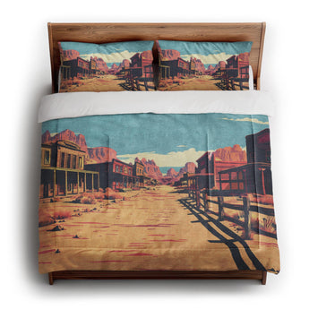 Southwestern Ghost Town in King (104" x 88") Size