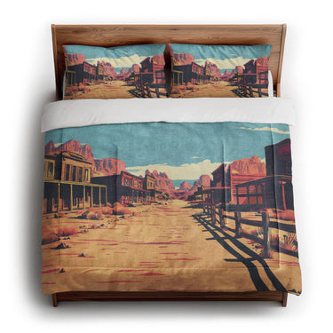 Southwestern Ghost Town in King (104" x 88") Size