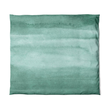 Jacinda Watercolor Teal Ombre in King (104" x 88") Size