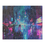 Dystopia Cityscape in King (104" x 88") Size