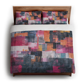 Heidi Blue & Purple in King (104" x 88") Size