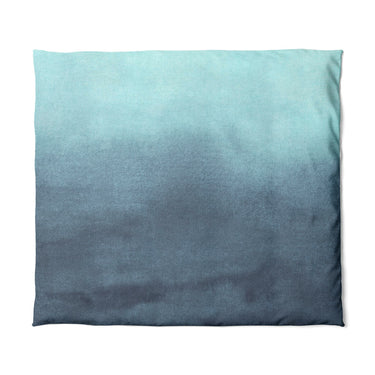 Kieran Watercolor Teal Ombre in King (104" x 88") Size
