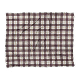 Wallace Plaid Maroon & Gold in King (104" x 88") Size
