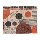Charl Orange & Taupe in King (104" x 88") Size