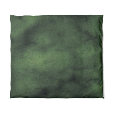 Andromeda Watercolor Navy & Kelly Green in King (104" x 88") Size