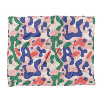 Concetta Pink Green & Purple in King (104" x 88") Size