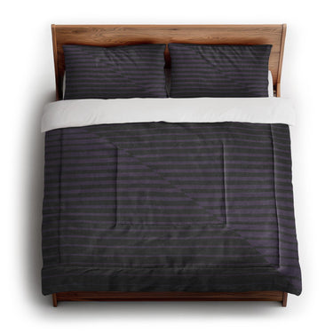 Euclid Black & Purple in King (104" x 88") Size