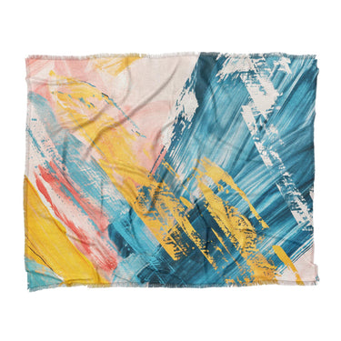 Egon Blue & Yellow in King (104" x 88") Size