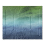 Micah Watercolor Blue & Green in King (104" x 88") Size