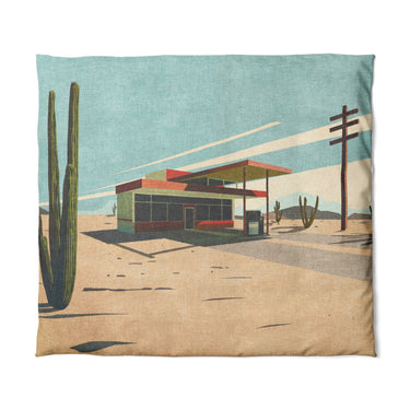 Desert Fill Station in King (104" x 88") Size