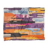 Raheem Orange & Purple in King (104" x 88") Size