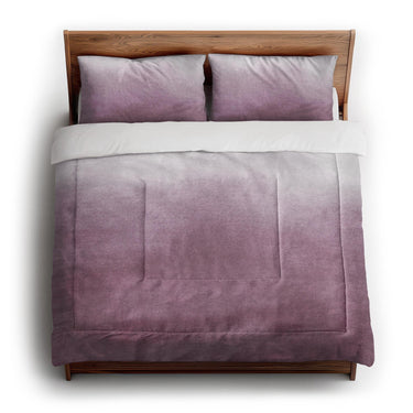 Kieran Watercolor Mauve Ombre in King (104" x 88") Size