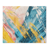 Egon Blue & Yellow in King (104" x 88") Size