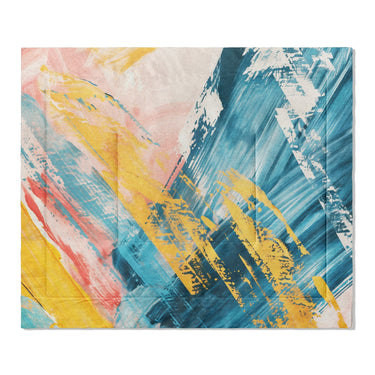Egon Blue & Yellow in King (104" x 88") Size