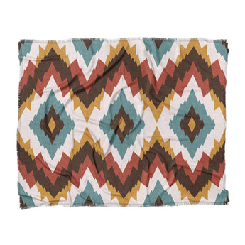 Dyani Sky & Umber in King (104" x 88") Size