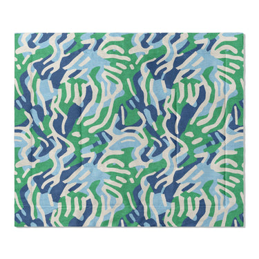 Leonardo Blue Green in King (104" x 88") Size