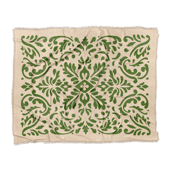 Floranna Ivory & Green in King (104" x 88") Size