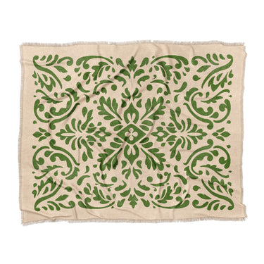 Floranna Ivory & Green in King (104" x 88") Size