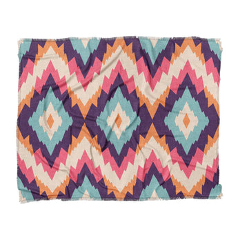 Dyani Magenta & Cyan in King (104" x 88") Size