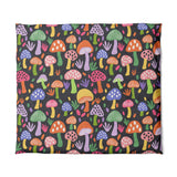 Luminescent Shroomies in King (104" x 88") Size