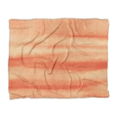 Ophelia Watercolor Peach Balayage in King (104" x 88") Size