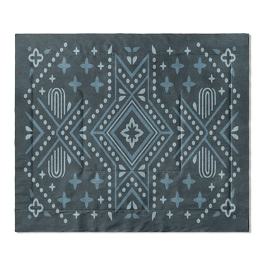 Durand Navy Blue in King (104" x 88") Size