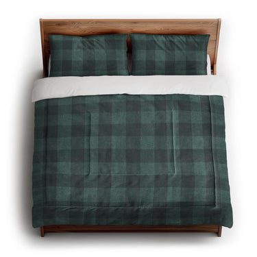 Buffalo Plaid Deep Teal in King (104" x 88") Size