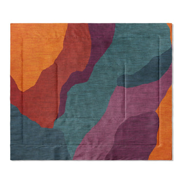 Soraya Multicolor Midtone in King (104" x 88") Size