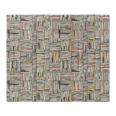 Atticus Multicolor Crosshatch in King (104" x 88") Size
