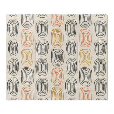 Horatio Ivory & Orange in King (104" x 88") Size