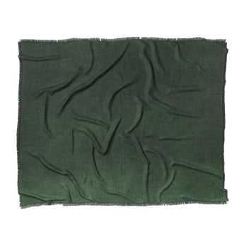 Keanu Watercolor Dark Green Ombre in King (104" x 88") Size