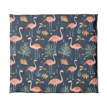 Flamingo Paradise in King (104" x 88") Size