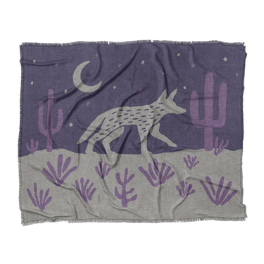 Desert Coyote Eggplant & Dusty Purple in King (104" x 88") Size
