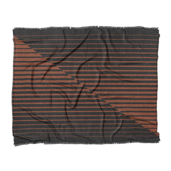Euclid Black & Rust in King (104" x 88") Size