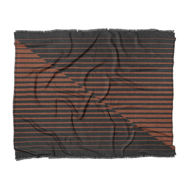 Euclid Black & Rust in King (104" x 88") Size