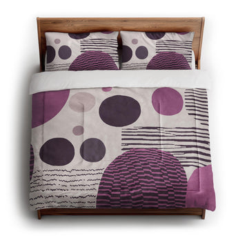 Charl Violet in King (104" x 88") Size