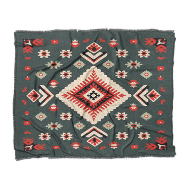 Solano Sage & Terracotta in King (104" x 88") Size